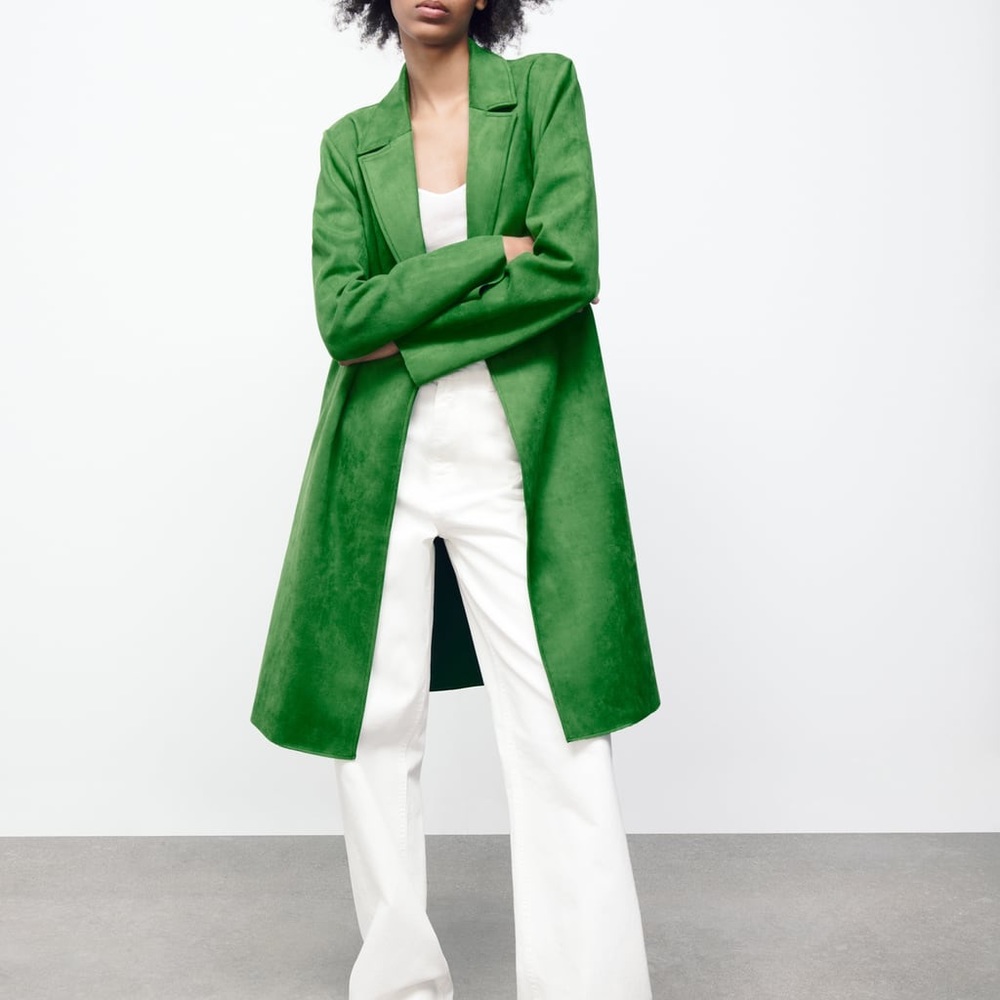 ZARA FAUX SUEDE JACKET